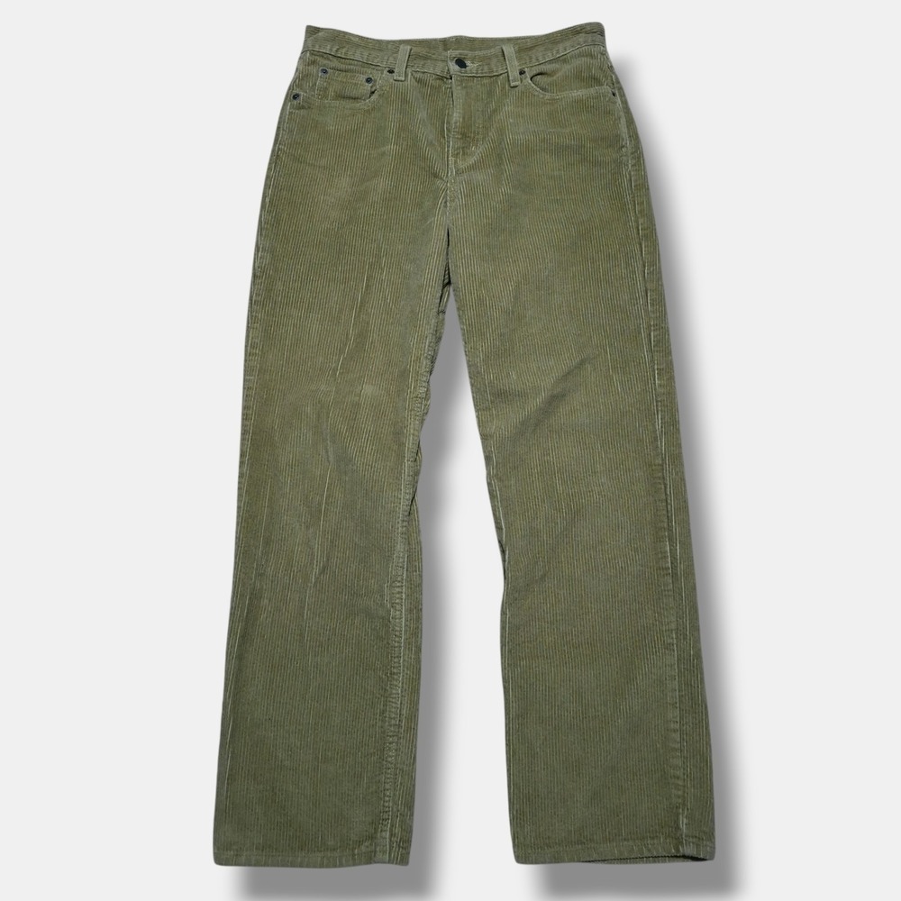Levis Corduroy Gold Straight Leg Jeans Mens‎ Size 29 x 30 Pants